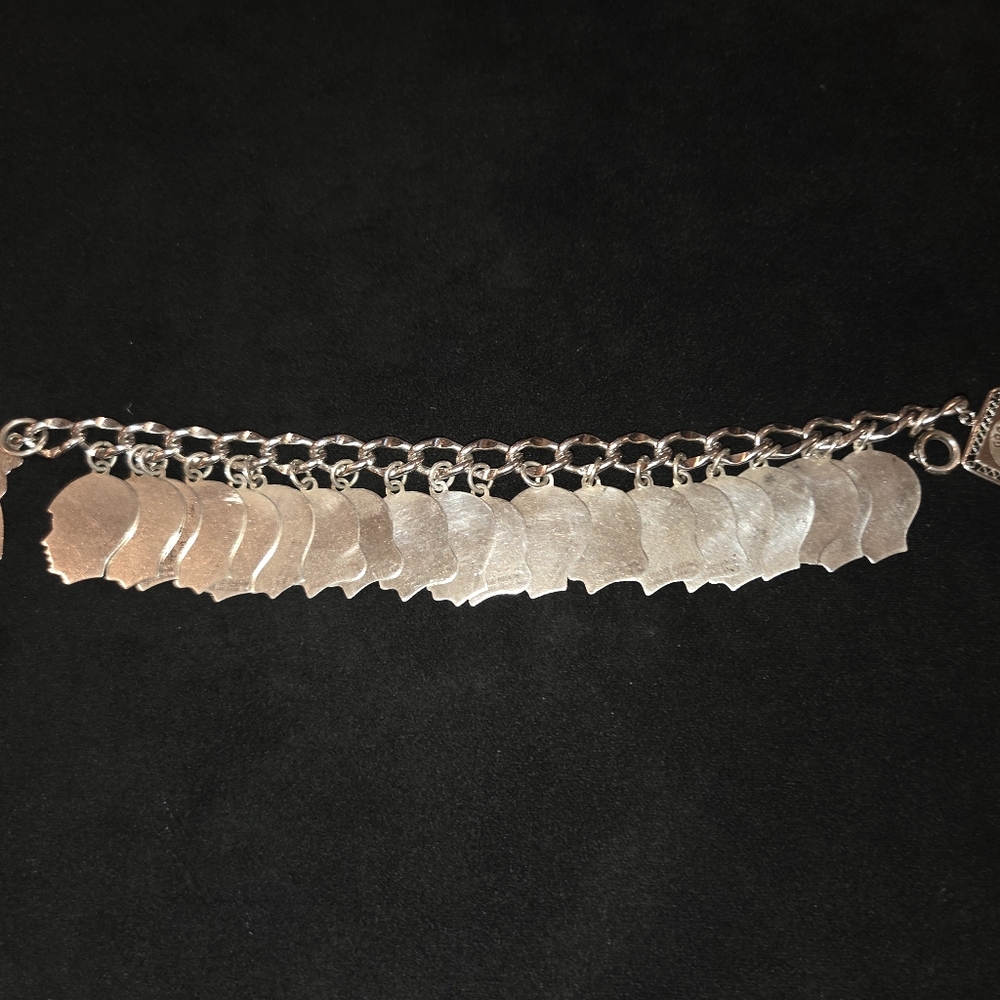 Leonore Doskow Handmade Sterling Charm Bracelet - Incredible Vintage! - Picture 5 of 16